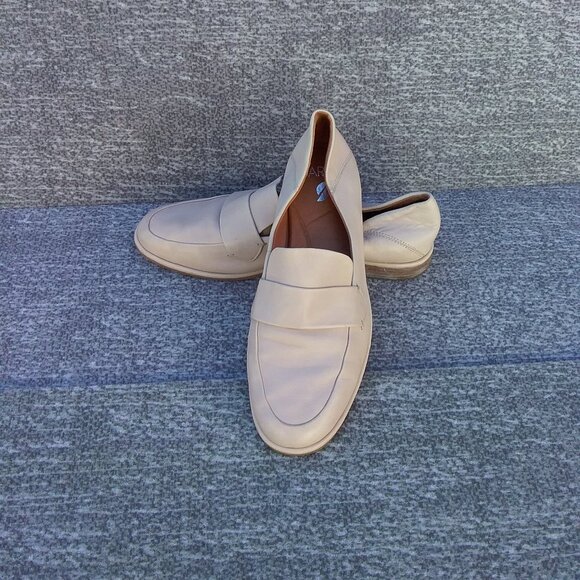 SARTO by Franco Sarto Women's Shoes 8MBeige Neutral "Harleen" Leather Loafers - Picture 2 of 9